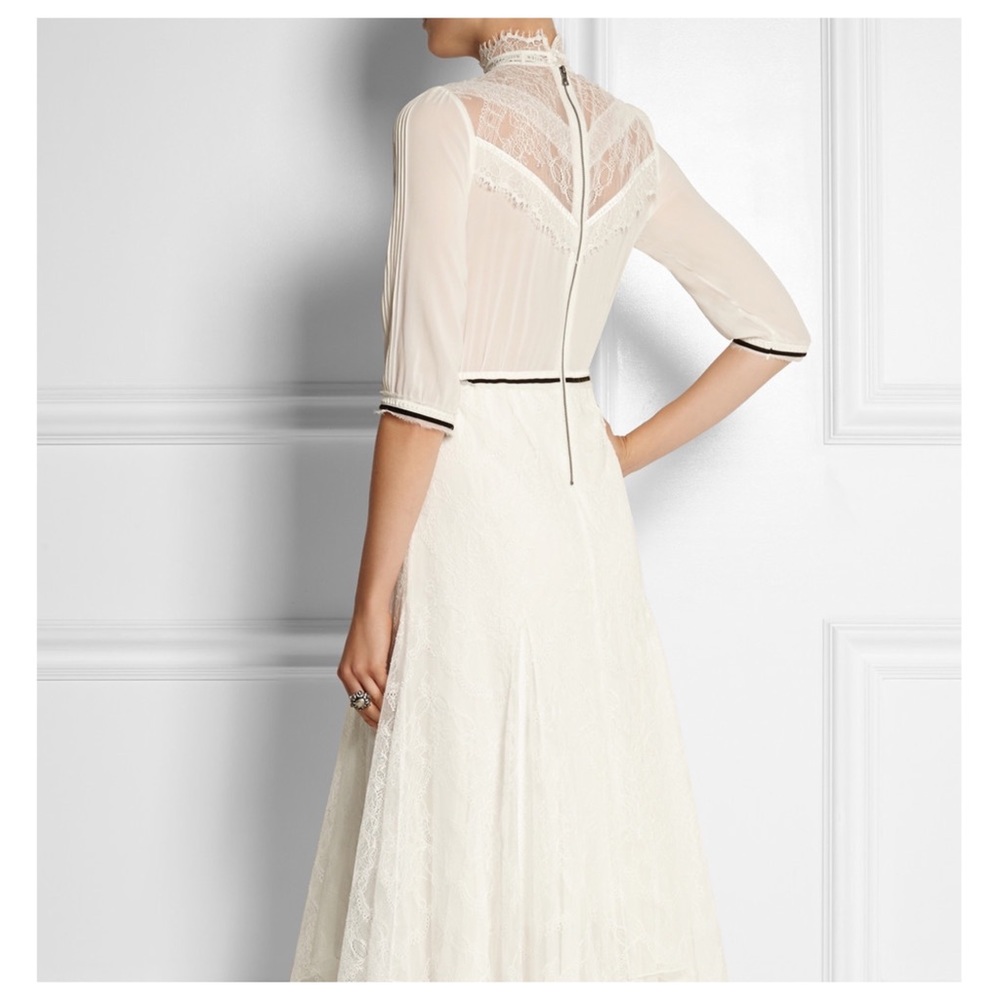 ALICE + OLIVIA Lace Midi Dress - Picture 3 of 8